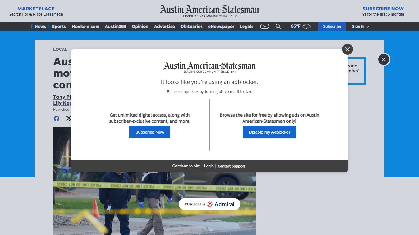 Austin shooting suspect ID'd; 6 dead, 2 officers injured in killing spree
